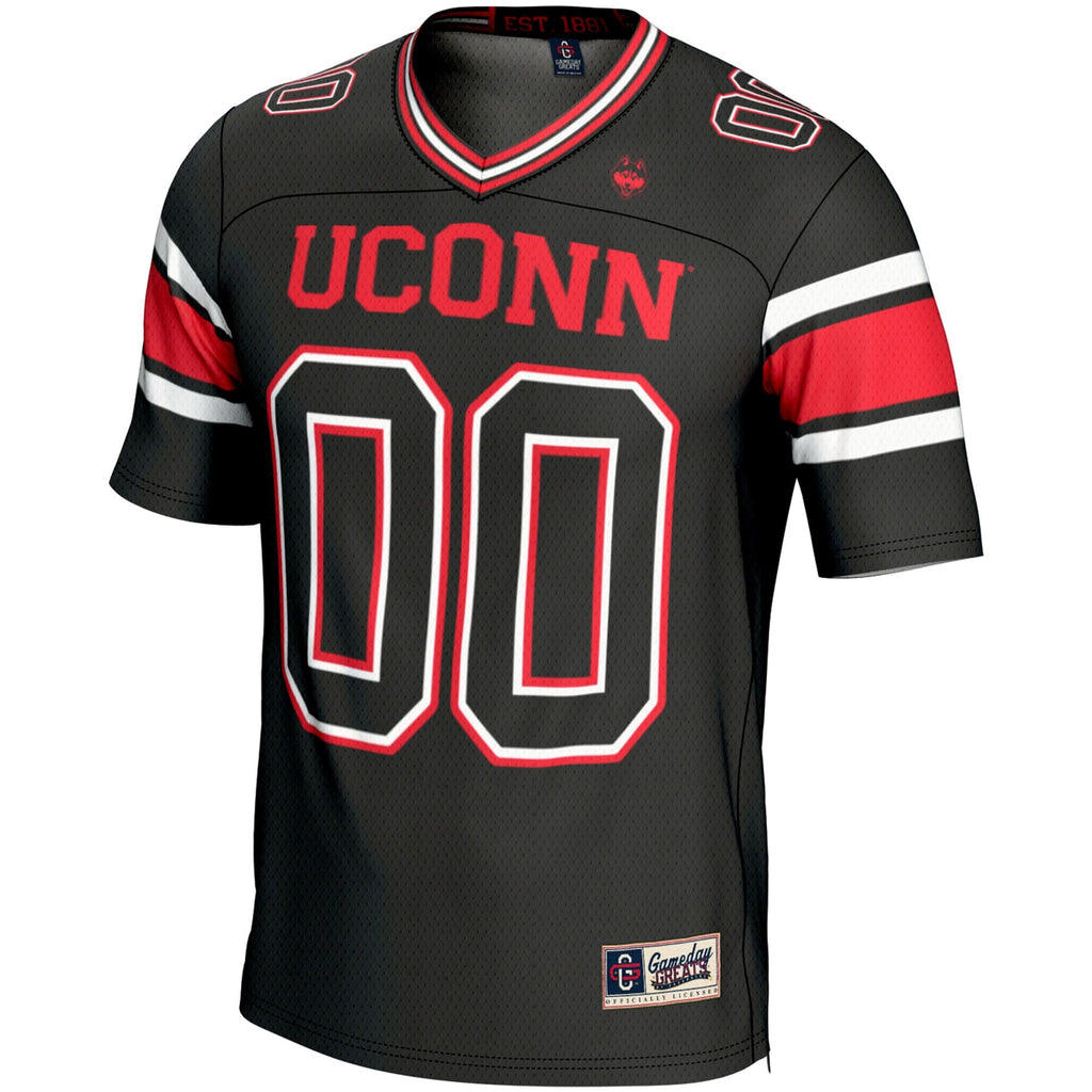 UConn Huskies NIL Pick-A-Player Football Jersey - Black product image 3