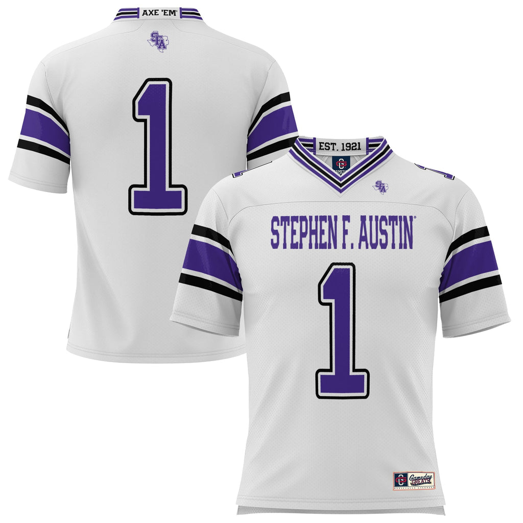 #1 Stephen F Austin Lumberjacks Endzone Football Jersey product image 2