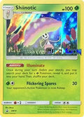 Shiinotic - SM10 (Prerelease) [Staff] (SM10) [SM Promos] Holofoil - Promo product image 1, provided for visual reference and