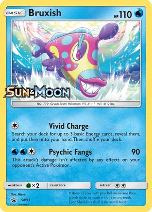 Bruxish - SM11 (Prerelease) (SM11/248) [SM Promos] Holofoil - Promo product image 1, provided for visual reference and