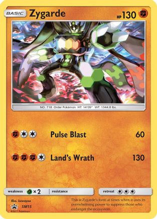 Zygarde - SM15 (SM15/248) [SM Promos] Holofoil - Promo product image 1, provided for visual reference and product detail