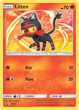 Litten - SM23 (SM23/248) [SM Promos] Holofoil - Promo product image 1, provided for visual reference and product detail