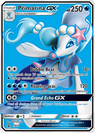 Primarina GX - SM39 (SM39/248) [SM Promos] Holofoil - Promo product image 1, provided for visual reference and product