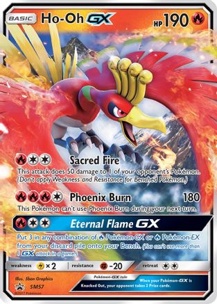 Ho-Oh GX (SM57/248) [SM Promos] Holofoil - Promo product image 1, provided for visual reference and product detail review