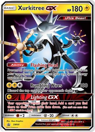 Xurkitree GX - SM68 (SM68/248) [SM Promos] Holofoil - Promo product image 1, provided for visual reference and product