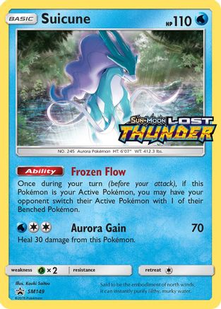 Suicune - SM149 (Prerelease) (SM149/248) [SM Promos] Holofoil - Promo product image 1, provided for visual reference and