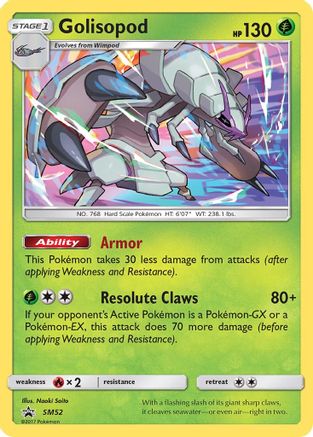 Golisopod (SM52/248) [SM Promos] Holofoil - Promo product image 1, provided for visual reference and product detail review