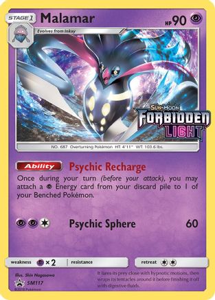 Malamar - SM117 (Prerelease) (SM117/248) [SM Promos] Holofoil - Promo product image 1, provided for visual reference and