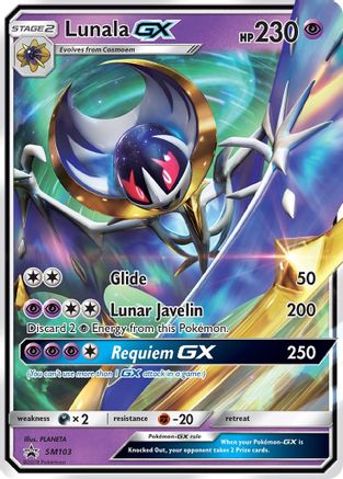 Lunala GX - SM103 (SM103/248) [SM Promos] Holofoil - Promo product image 1, provided for visual reference and product detail