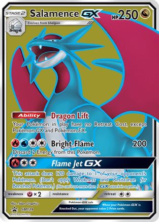 Salamence GX - SM139 (SM139/248) [SM Promos] Holofoil - Promo product image 1, provided for visual reference and product