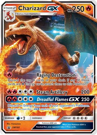 Charizard GX (SM195/248) [SM Promos] Holofoil - Promo product image 1, provided for visual reference and product detail