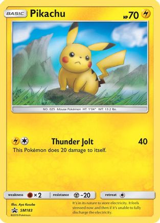 Pikachu (SM183/248) [SM Promos] Holofoil - Promo product image 1, provided for visual reference and product detail review