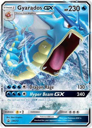Gyarados GX (SM212/248) [SM Promos] Holofoil - Promo product image 1, provided for visual reference and product detail review