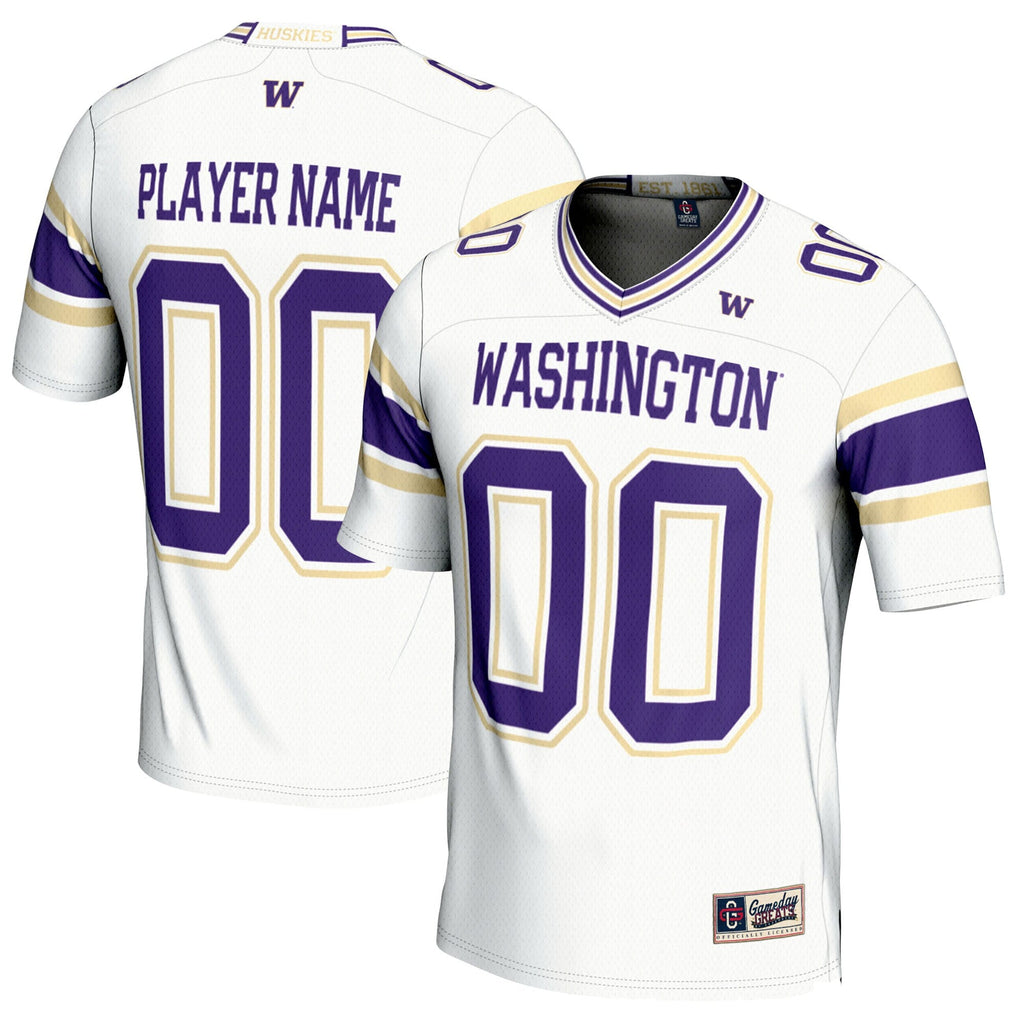 Washington Huskies NIL Pick-A-Player Football Jersey - White product image 1