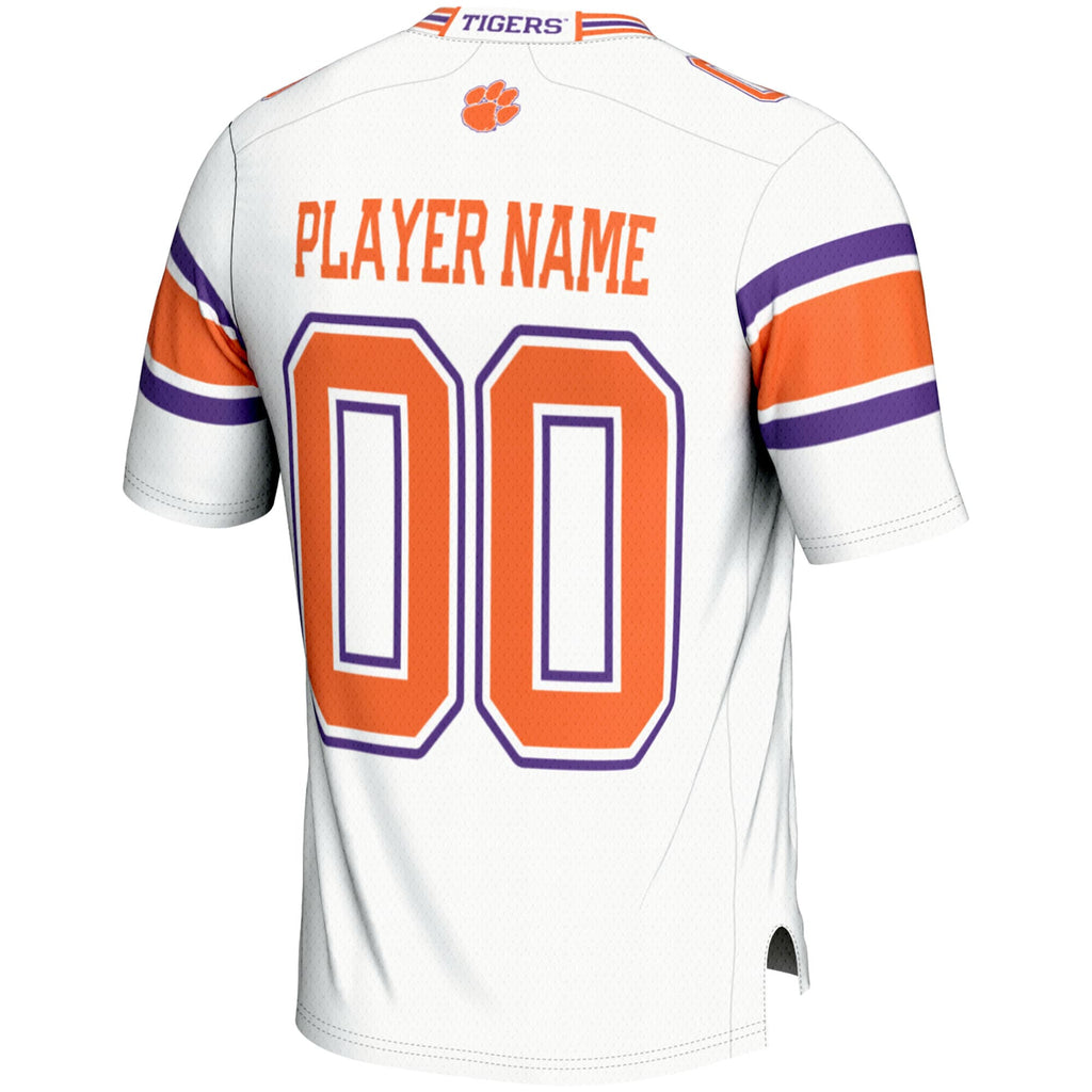 Clemson Tigers NIL Pick-A-Player Football Jersey - White product image 4
