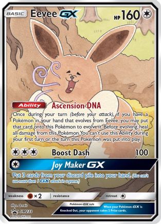 Eevee GX (SM233/248) [SM Promos] Holofoil - Promo product image 1, provided for visual reference and product detail review
