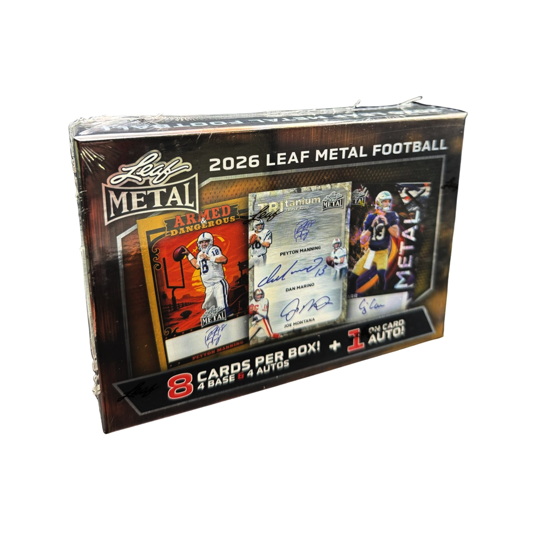 2026 Leaf Autograph Collection Football Hobby Box product image 1, provided for visual reference and product detail review