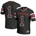 #1 Temple Owls Endzone Football Jersey - Black product image 1