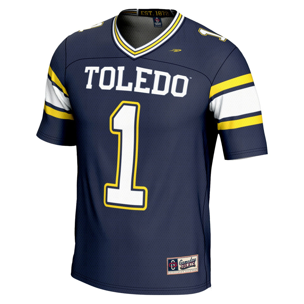 #1 Toledo Rockets Endzone Football Jersey - Navy product image 3