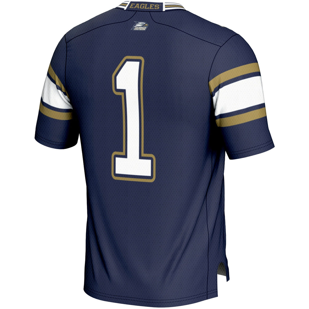 #1 Georgia Southern Eagles Endzone Football Jersey - Blue product image 4