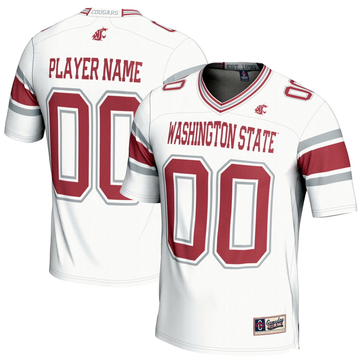 Washington State Cougars NIL Pick-A-Player Football Jersey product image 1