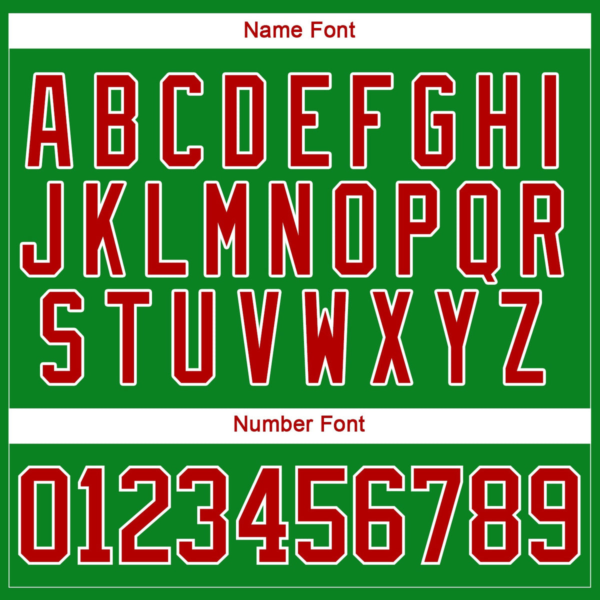 Custom Hockey Jersey - Grass Green Red-White Christmas product image 4