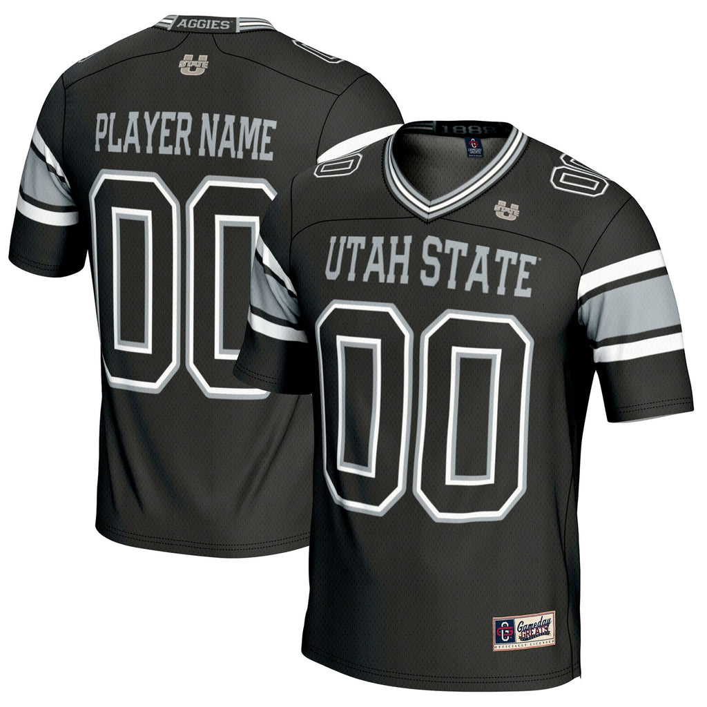 Utah State Aggies NIL Pick-A-Player Football Jersey - Black product image 1