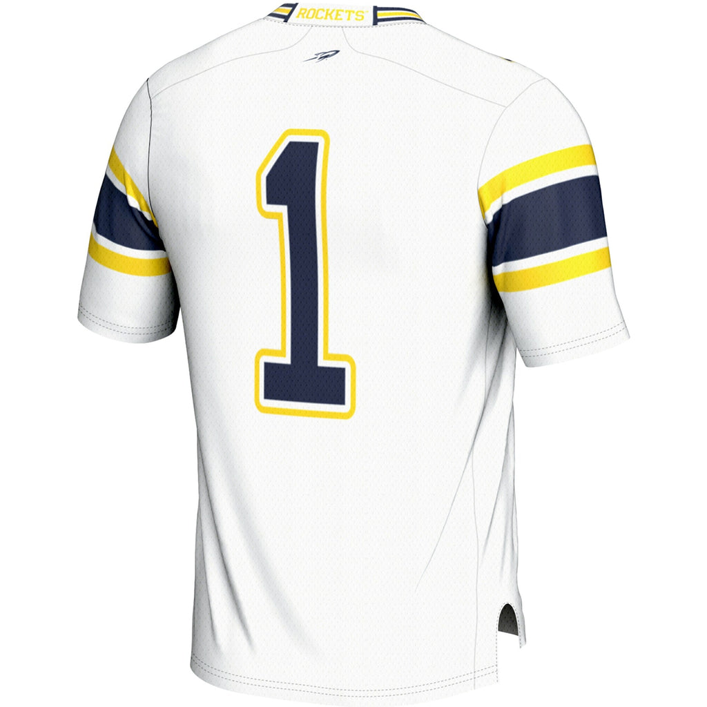 #1 Toledo Rockets Endzone Football Jersey - White product image 4