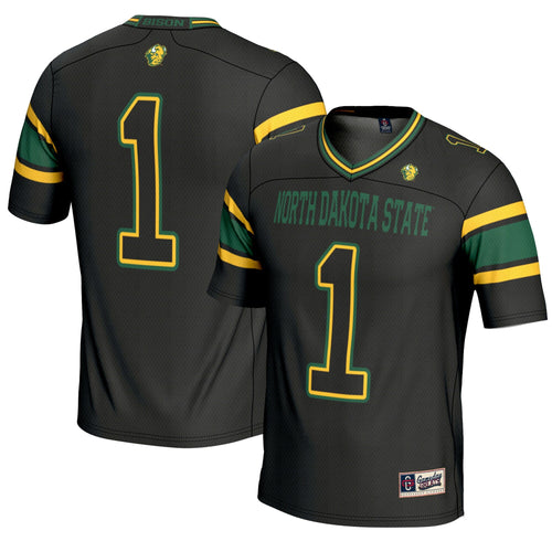 #1 NDSU Bison Endzone Football Jersey - Black product image 1