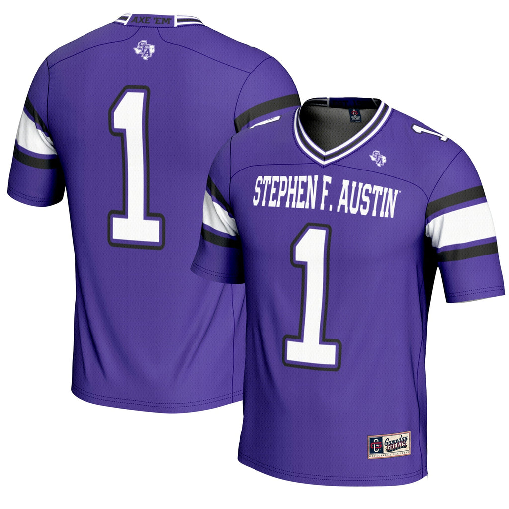 #1 Stephen F Austin Lumberjacks Endzone Football Jersey product image 1