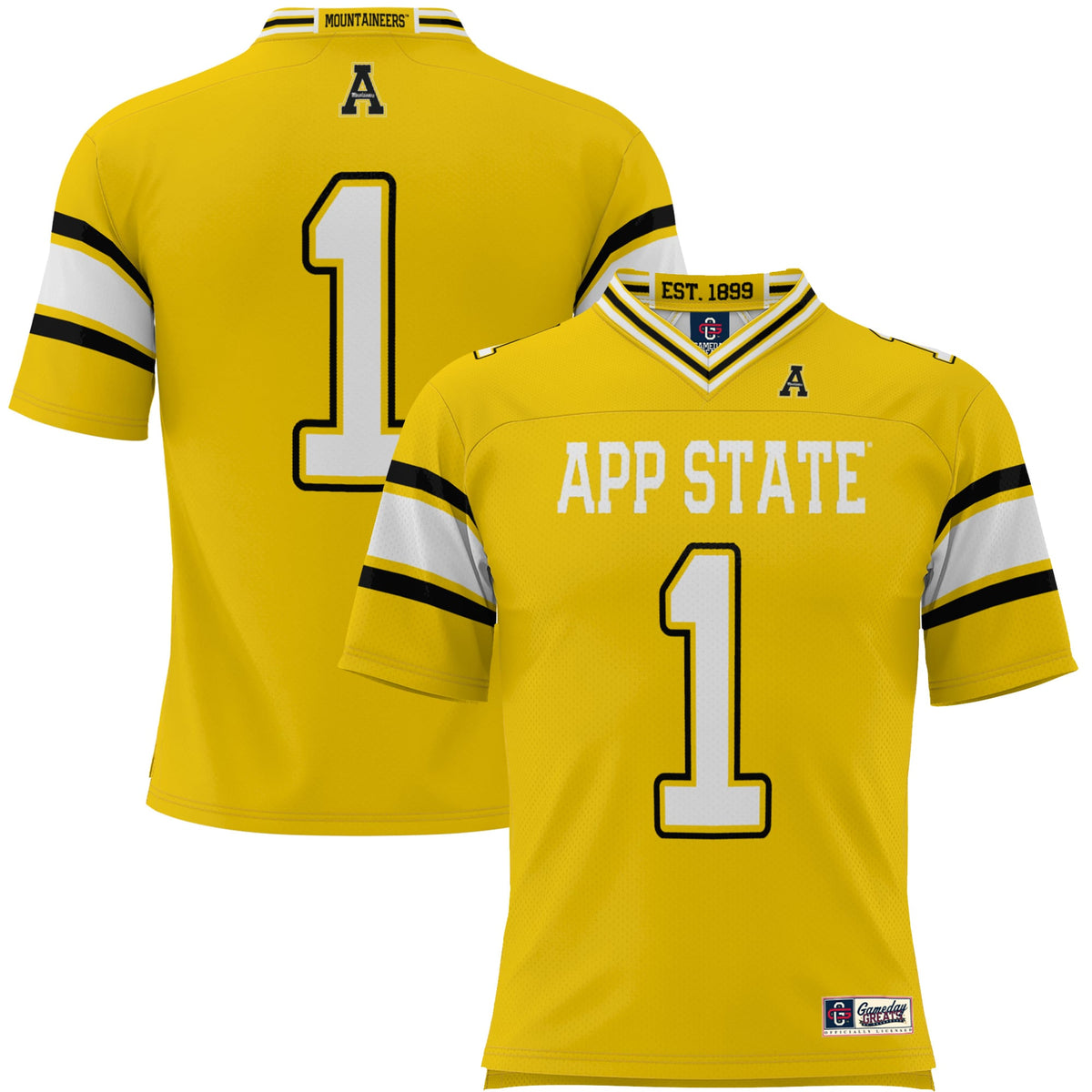 #1 Appalachian State Mountaineers Endzone Football Jersey product image 2