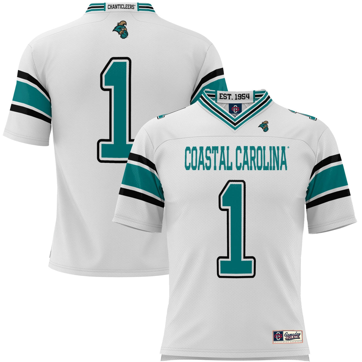 #1 Coastal Carolina Chanticleers Endzone Football Jersey product image 2