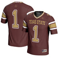 #1 Texas State Bobcats Endzone Football Jersey - Maroon product image 1