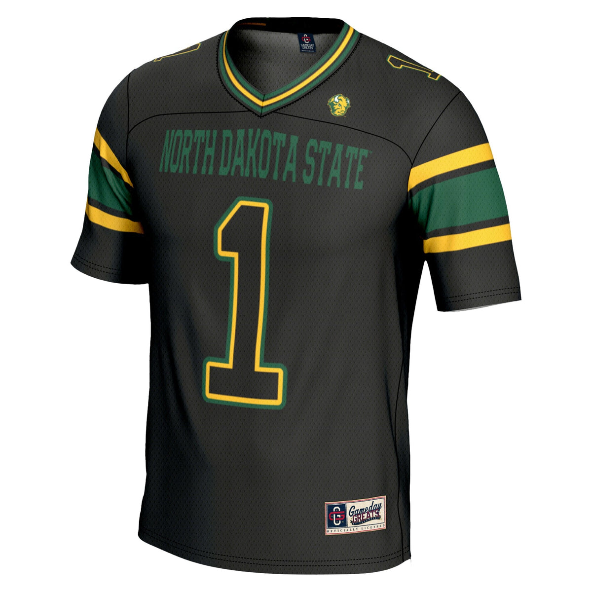 #1 NDSU Bison Endzone Football Jersey - Black product image 3