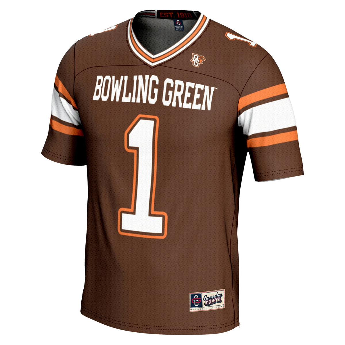 #1 Bowling Green St. Falcons Endzone Football Jersey - Brown product image 3