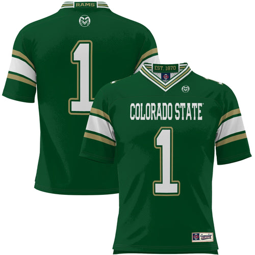 #1 Colorado State Rams Endzone Football Jersey - Green product image 2