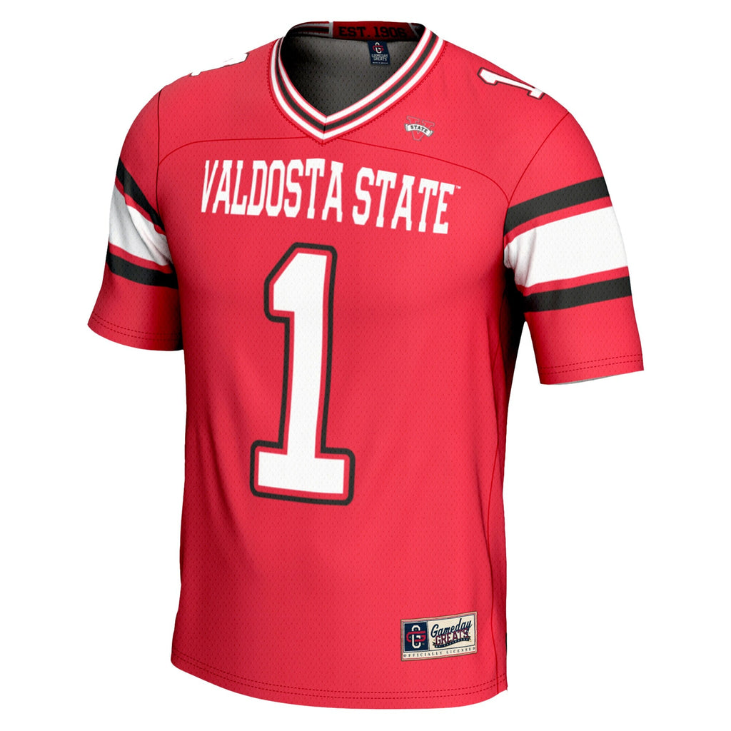 #1 Valdosta State Blazers Endzone Football Jersey - Red product image 3