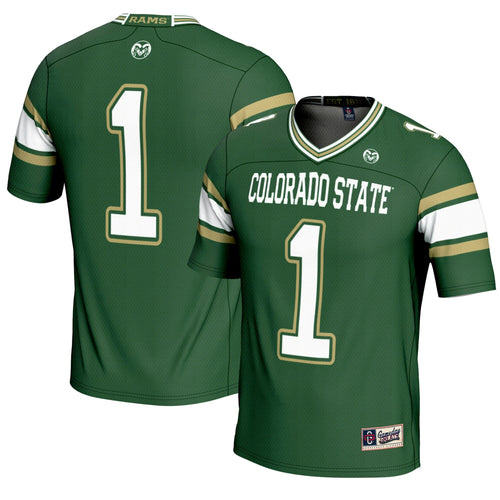 #1 Colorado State Rams Endzone Football Jersey - Green product image 1