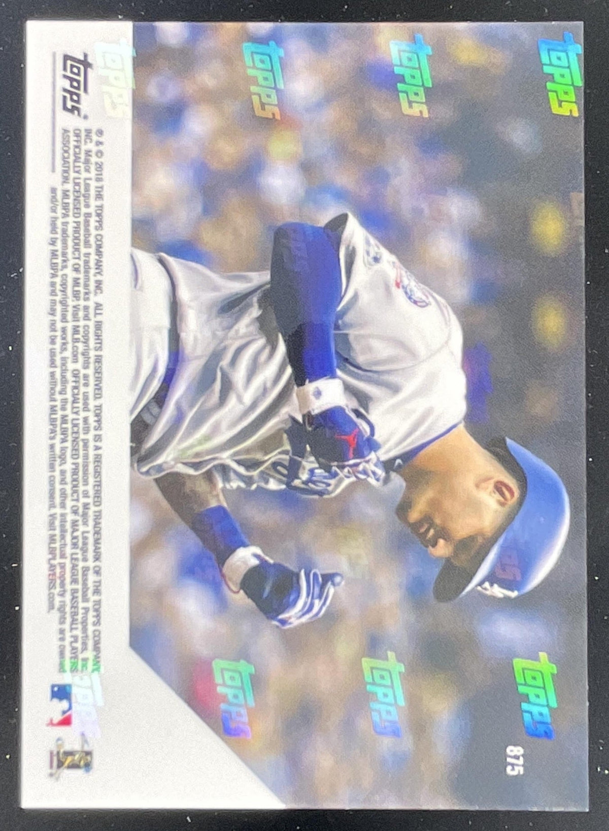 2018 Topps Now #875 Manny Machado product image 2, provided for visual reference and product detail review