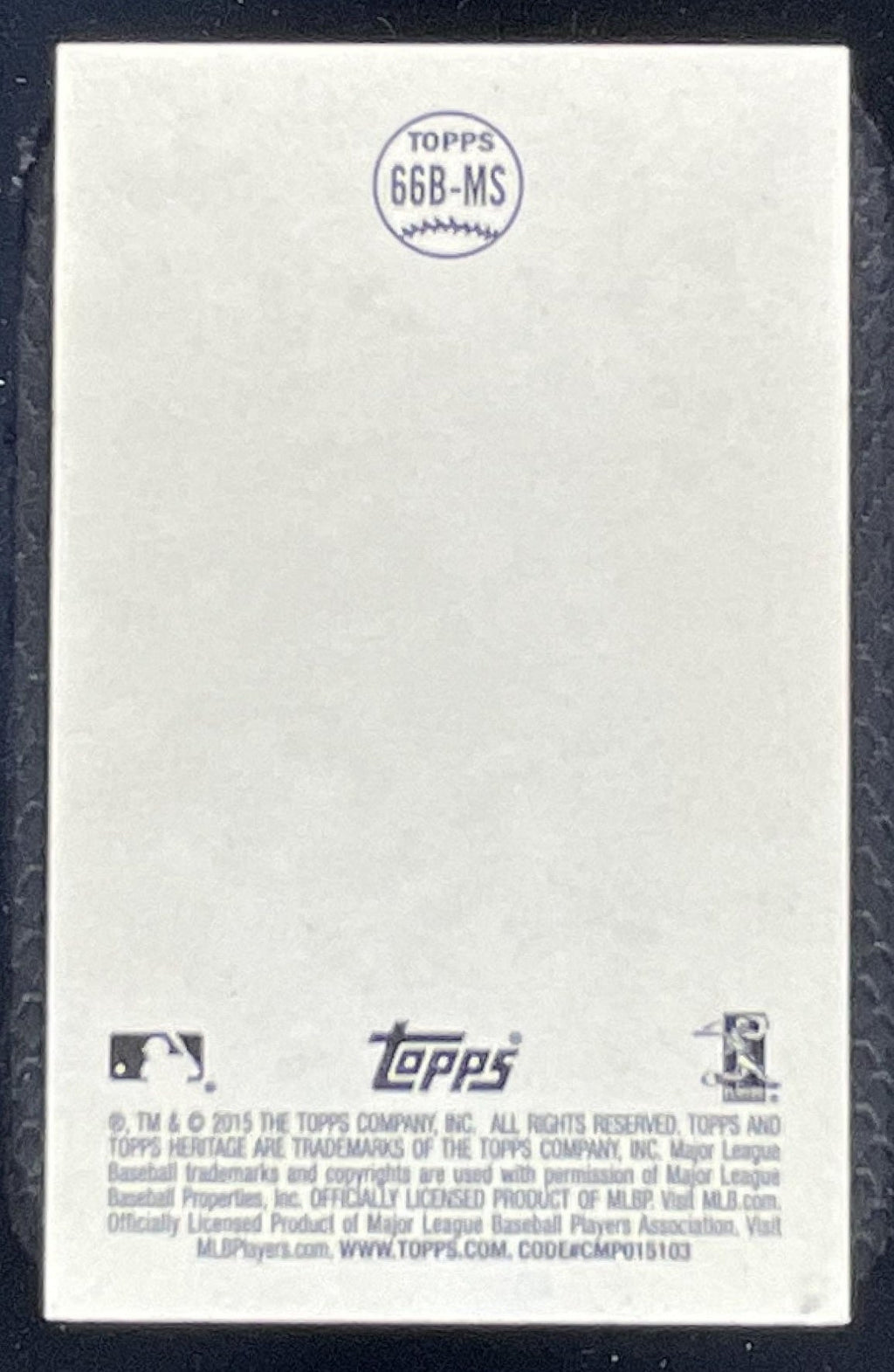 2015 Topps Heritage 1966 Bazooka #66B-MS Max Scherzer product image 2, provided for visual reference and product detail