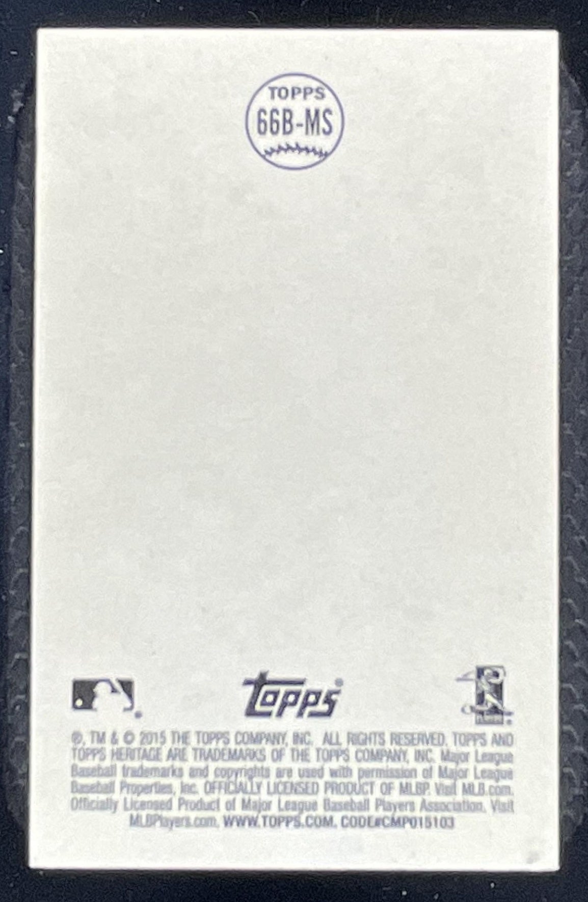 2015 Topps Heritage 1966 Bazooka #66B-MS Max Scherzer product image 2, provided for visual reference and product detail
