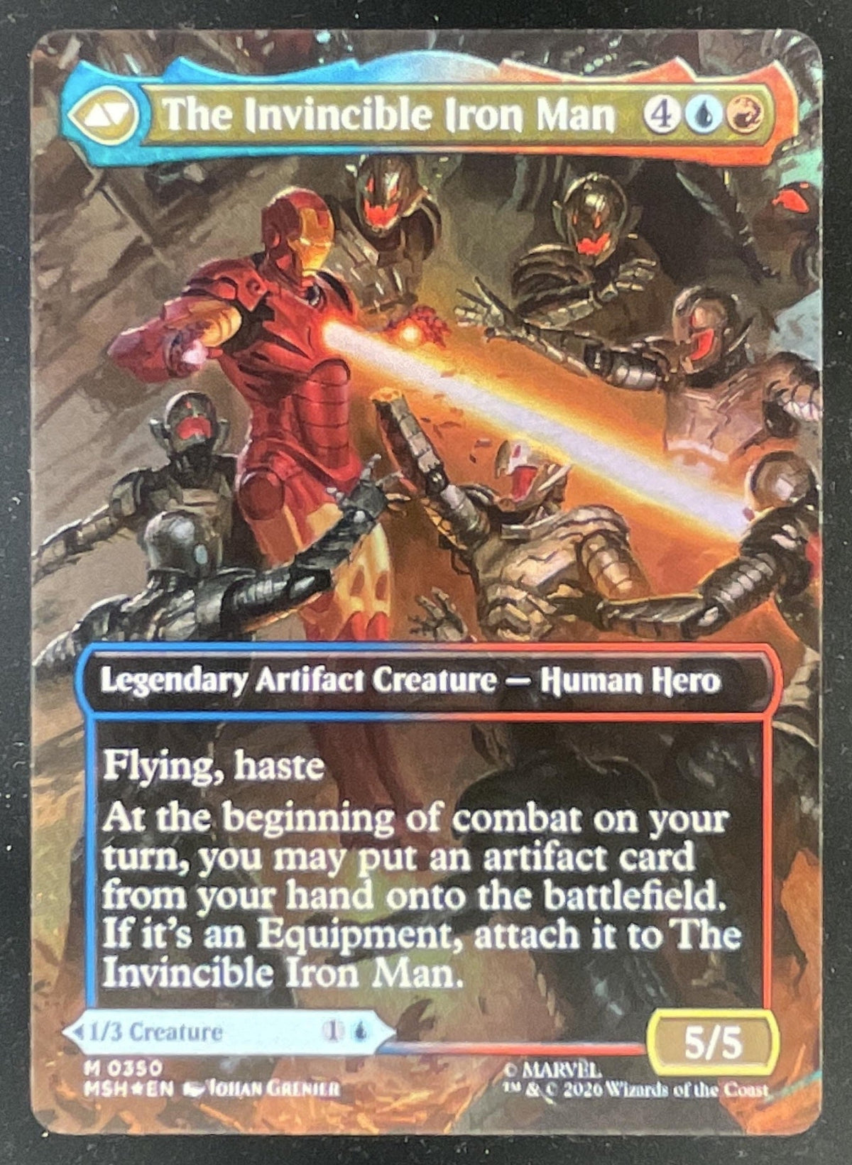 Magic The Gathering Tony Stark Borderless 0350 - Marvel Super Heroes MSH product image 2, provided for visual reference and