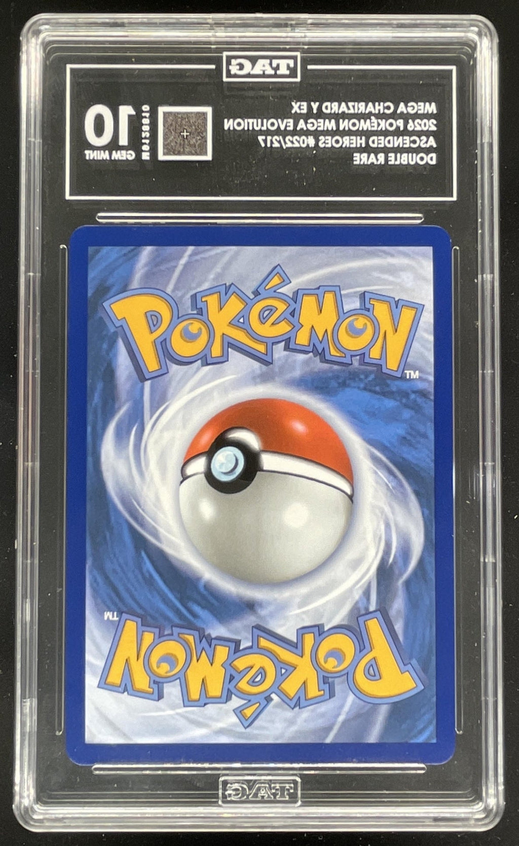 2026 Pokemon Ascended Heroes #022/217 Mega Charizard Y ex Double Rare TAG 10 product image 2, provided for visual reference