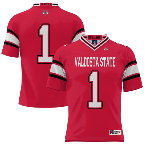 #1 Valdosta State Blazers Endzone Football Jersey - Red product image 2