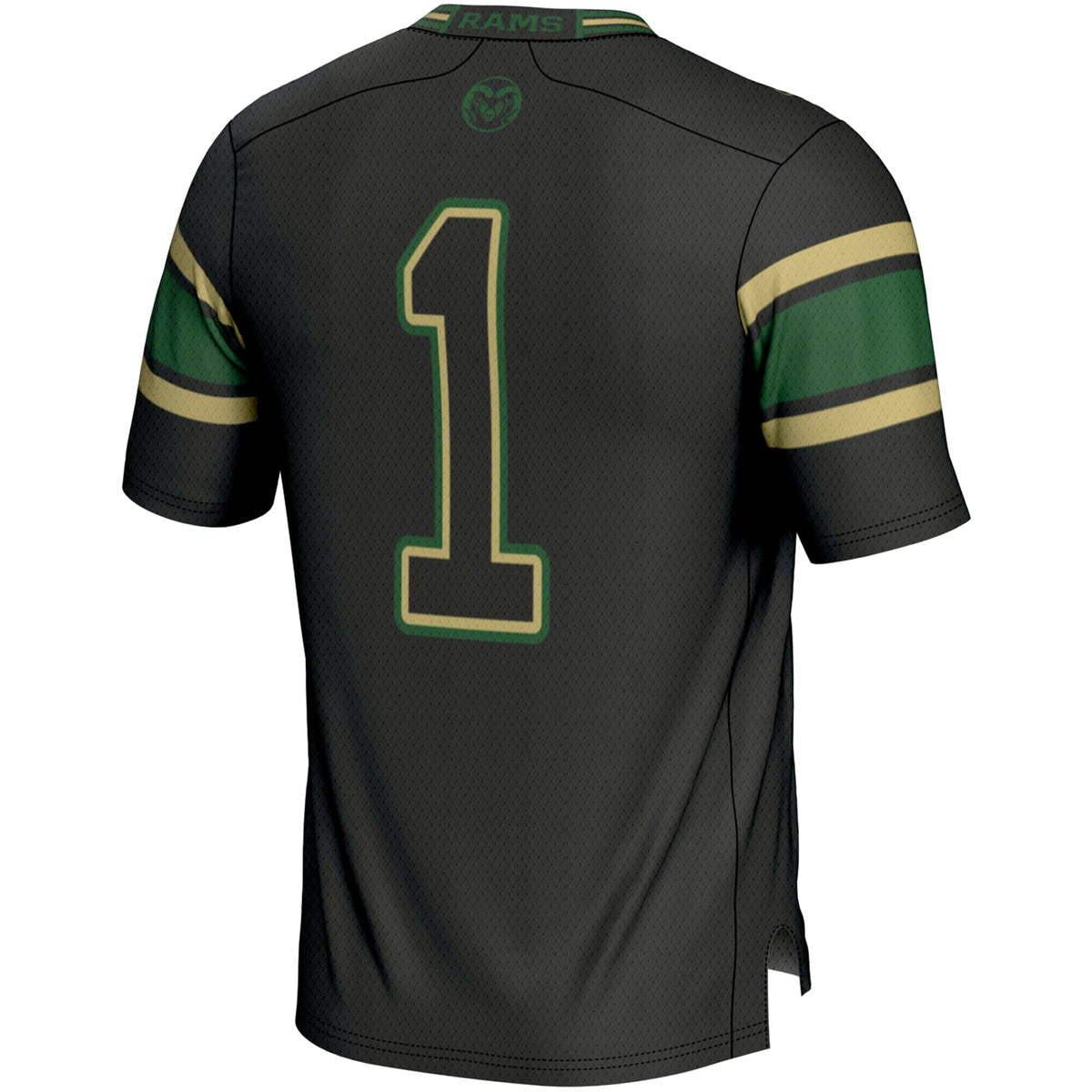 #1 Colorado State Rams Endzone Football Jersey - Black product image 4
