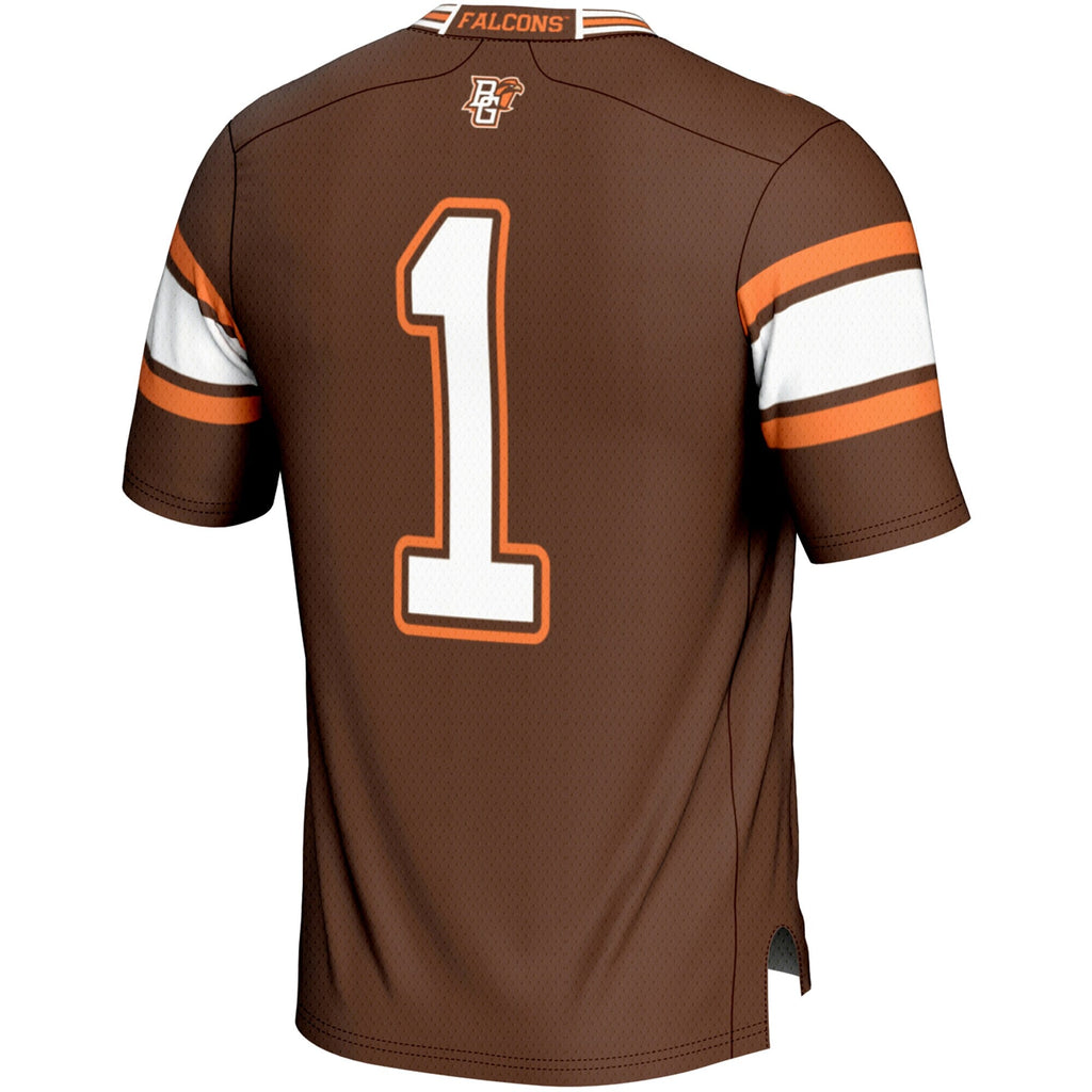 #1 Bowling Green St. Falcons Endzone Football Jersey - Brown product image 4