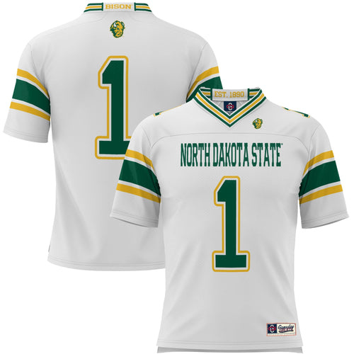 #1 NDSU Bison Endzone Football Jersey - White product image 2