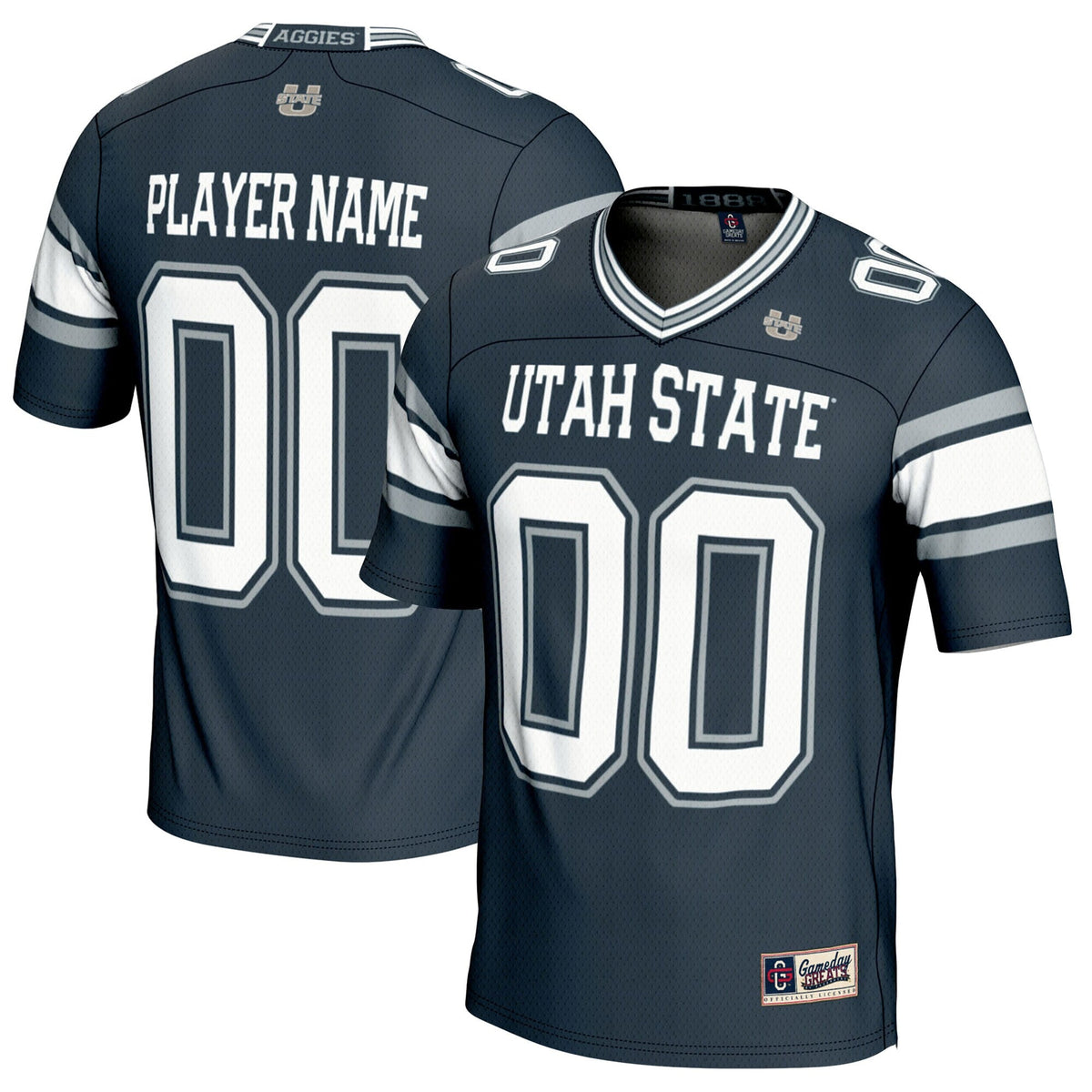 Utah State Aggies NIL Pick-A-Player Football Jersey - Navy product image 2