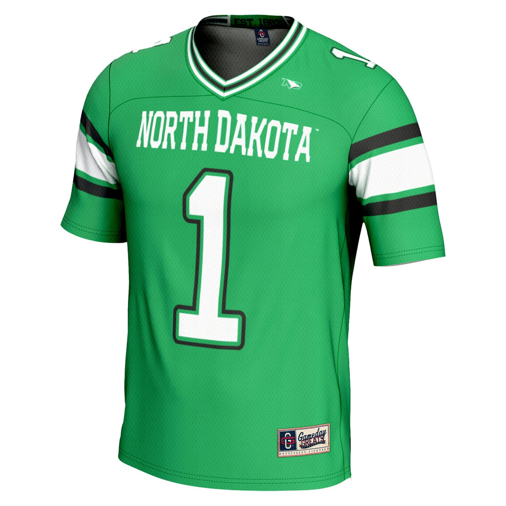 #1 North Dakota Endzone Football Jersey - Kelly Green product image 3