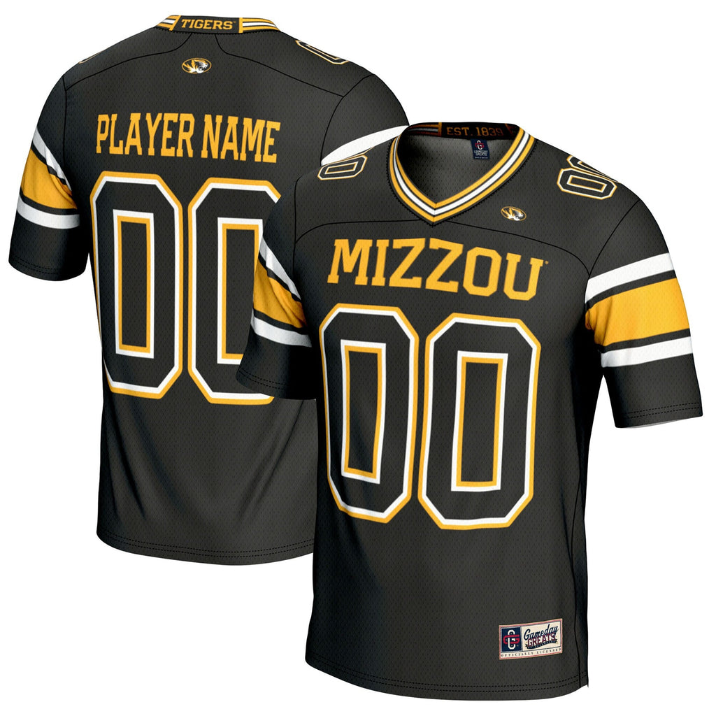Missouri Tigers NIL Pick-A-Player Football Jersey - Black product image 1